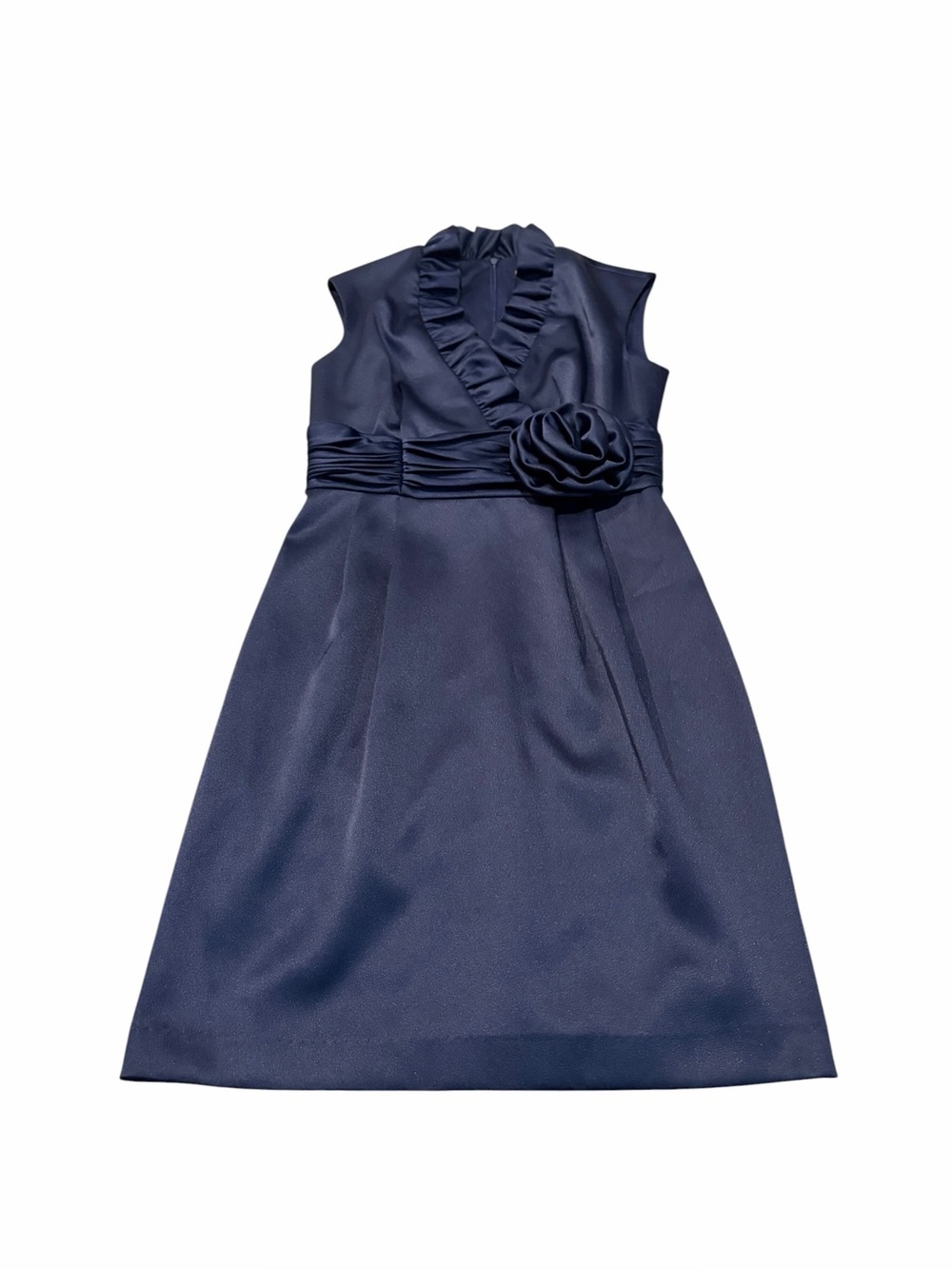 JESSICA HOWARD navy dress with appliqué flower
